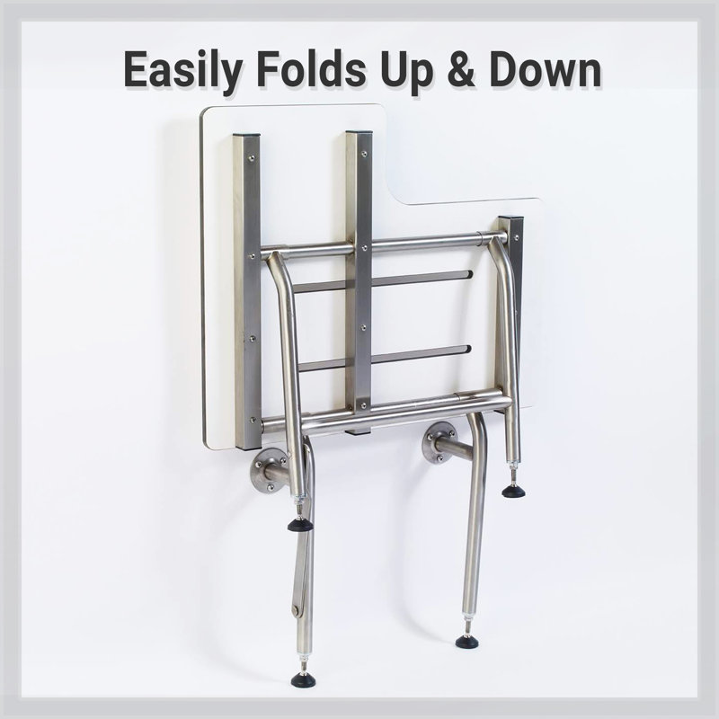 Folding Shower Seat / Size 16" H x 32" W x 21" D Wayfair